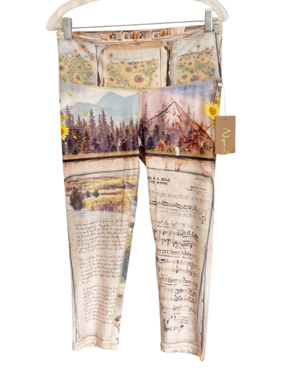 Niyama Sol Teddy National Park Forest Beachcomber Capri Leggings size XL